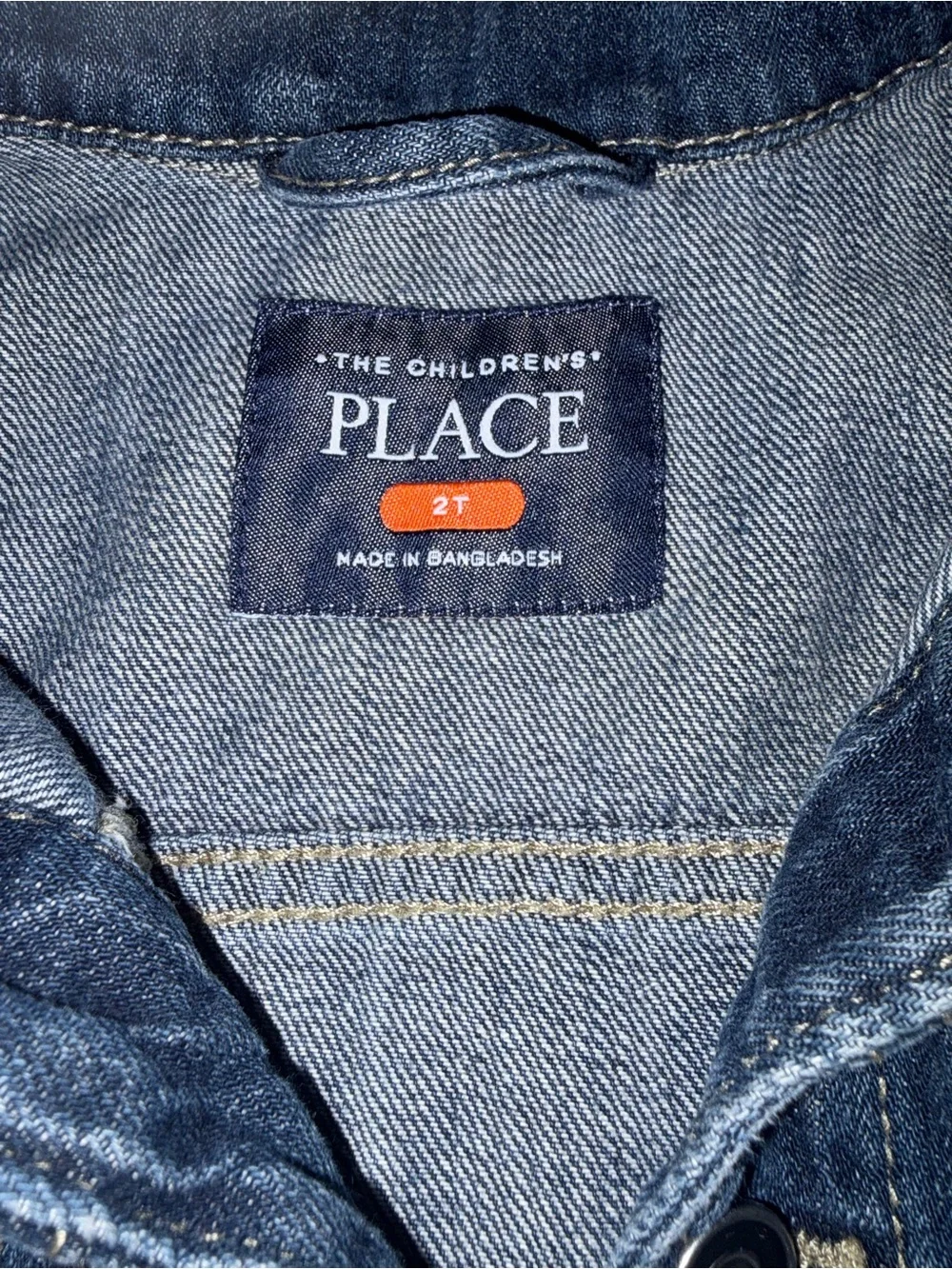 The Children's Place Dark Blue Denim Jean Jacket